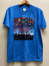 Macy's 4th Of July Fireworks Graphic T-Shirt, Size Small