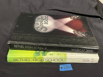 2000 & 2006 Bethel High School (Connecticut) Yearbooks 'Wildcat'