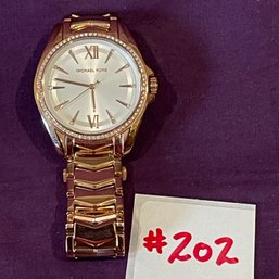 Michael Kors 'Whitney Rose' Gold Stainless Watch