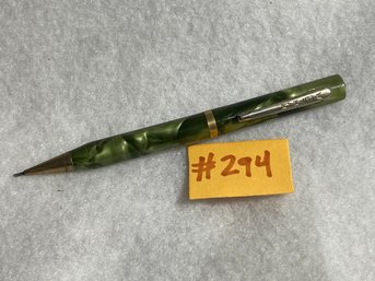 WALTHAM Antique Mechanical Pencil - Green Marble