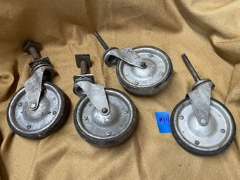 Set Of 4 Casters, 5' Wheels