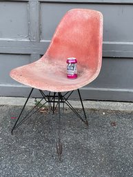 Herman Miller Molded Fiberglass Shell Chair, Mid-Century Vintage