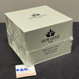 LIOR GOLD Diamond Neck Mask Lift-Firm-Sculpt, Made In France SEALED BOX