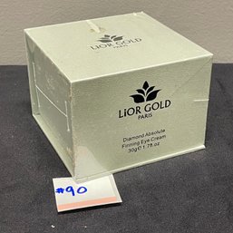 LIOR GOLD Diamond Absolute Firming Eye Cream, Made In France - Sealed Box
