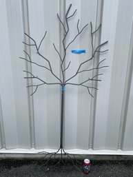 Metal Wall Mount Tree Decor Candle Holder (Rings Added)