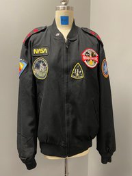 NASA Jacket With A Lot Of Patches 'Uniforms By Flying Cross' GREENHOW