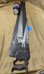 Vintage Richardson Hand Saw (Newark, NJ) & Other Saw Blades