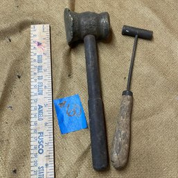 Brass Head Hammer/Mallet & Other Metal Head Hammer - Vintage