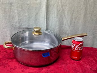 11' Frying Pan/Pot 'Command Performance Gold' Cuisine Cookware