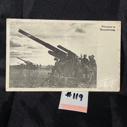 German Artillery WWI Antique Postcard