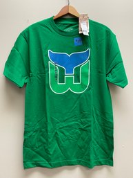 Hartford Whalers NHL Connecticut Hockey Medium T-Shirt, New With Tags RARE