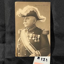 Joseph Joffre WWI French General Antique Postcard