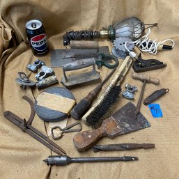 Workshop Junk Drawer Lot - Assorted Tools, Etc. VINTAGE