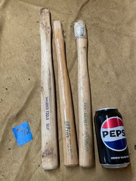 Wood Hammer Handles Lot