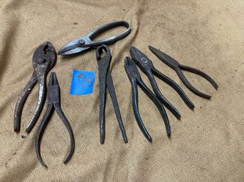 Pliers, Wire Cutters, Etc. VINTAGE Tools Lot