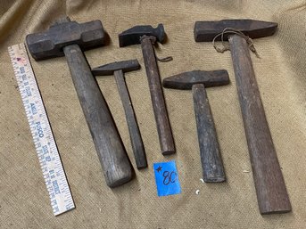 Lot Of 5 Antique Hammers