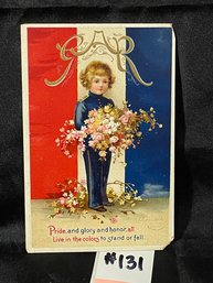 Antique GAR Civil War Memorial Postcard - Ellen Clapsaddle