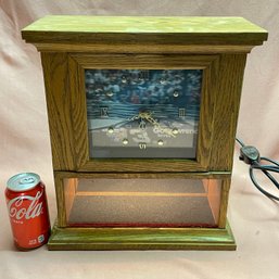 Custom Oak Clock/Display Case - Dale Earnhardt NASCAR