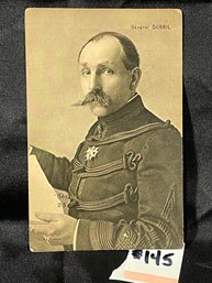 General Augustin Dubail French Military Officer Vintage Postcard