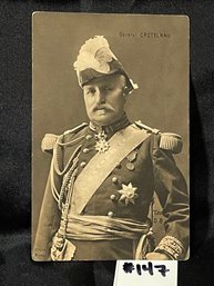 French General Castelnau Antique Postcard