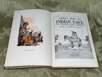 'Stories From An Indian Cave'1924 Antique Book