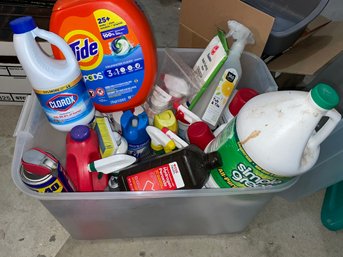 Large Lot Of Estate Cleaning Supplies - Mostly Partially Used