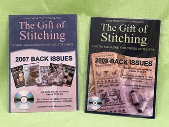 'The Gift Of Stitching' 2007, 2008 CD Rom Digital Magazine