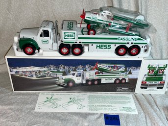 2002 Hess Toy Truck And Airplane - Mint Condition
