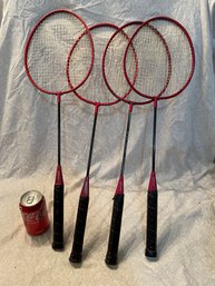 Set Of 4 Badminton Rackets - Sportcraft