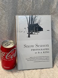 'Snow Season' B.A. King Photographs Book, Poetry