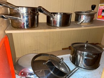 Kitchen Cabinet Pot Lot