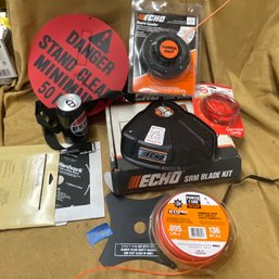 Echo String Trimmer Parts Lot & Yardvark Brush-Cutting Blade