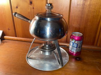 Vintage Stainless Steel Fondue Pot