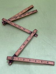 72' Vintage Folding Ruler
