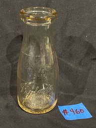 Peplau's Dairy - New Britain, CT Vintage Embossed Milk Bottle