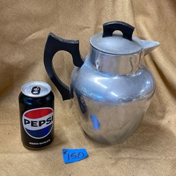 Super Maid Coffee Pot With Removable Strainer VINTAGE Cast Aluminum