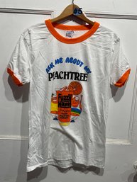 FUZZY NAVEL Peachtree Schnapps Vintage Single Stitch T-Shirt, Large