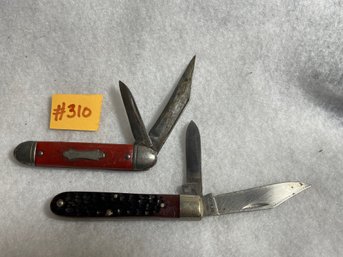 (2) Vintage Pocket Knives Including Case 6202 1/2 Vintage