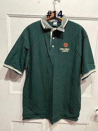 Bacardi Limon Promo Golf/Polo Shirt, Size Large