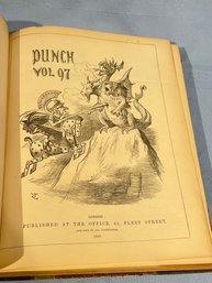 PUNCH British Humor Magazine July - December 1889 Complete Bound Issues