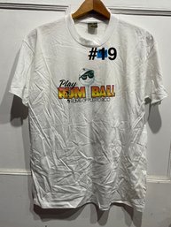 Play Rum Ball 'Rums Of Puerto Rico' Vintage T-Shirt, Size Large