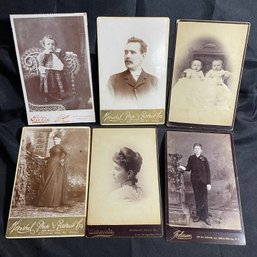 Lot Of 6 Antique Photographs