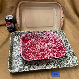 Enamelware/Graniteware Pans - Vintage