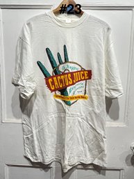 DeKuyper 'Cactus Juice' Margarita Schnapps Vintage T-Shirt, Size XL