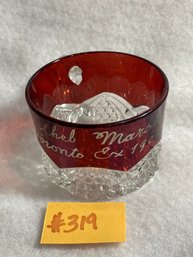 Toronto Exhibit 1904 Louisiana Purchase Exposition Souvenir Glass