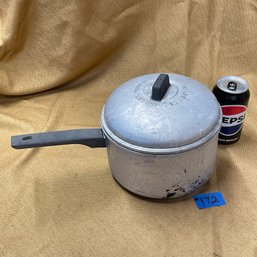 Aladdin No-Shake Corn Popper VINTAGE Aluminum Pot