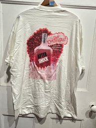 After Shock 'Get Crystalized' Vintage Liqueur Promo T-Shirt, Size XL