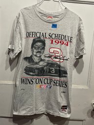 1994 Winston Cup Series Official Schedule Graphic T-Shirt, Size Large NASCAR