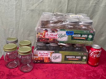 24 Canning Jars (One Pint) New
