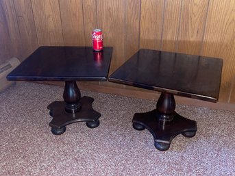 Pair Of Ethan Allen Small End Tables/Lamp Tables - Vintage